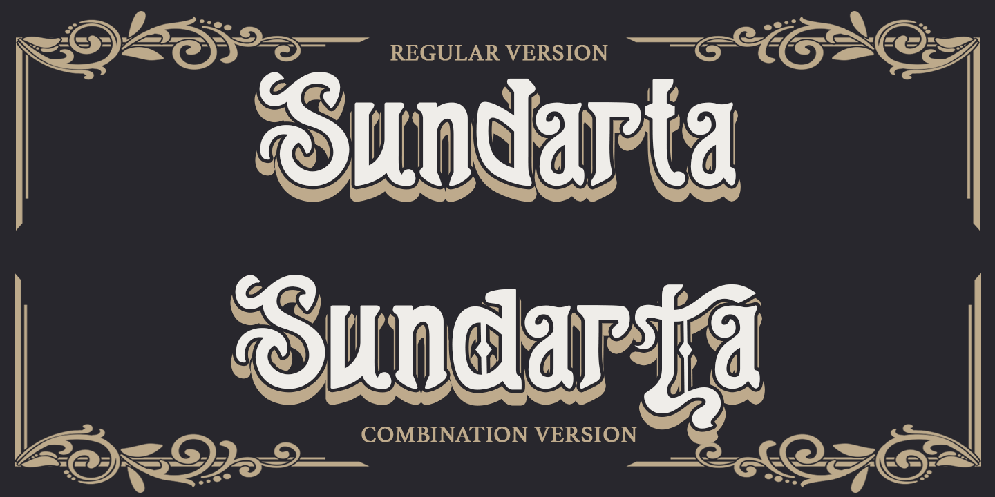 Przykładowa czcionka Sundarta #4